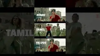 #jawan  #Hindi Vs Telugu  Vs Tamil Jawan Song shahrukh srk