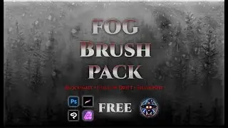FREE Fog Brushes for Photoshop & Procreate – Brush Demo & Download
