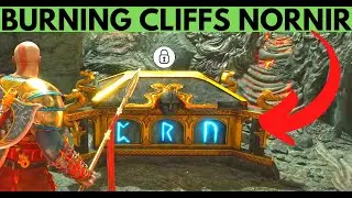 Burning Cliffs Nornir Chest How To Open Muspelheim Nornir Chest God of War Ragnarok
