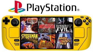 10 PS1 Games Tested on DuckStation | PS1 Emulation Steam Deck | SteamOS