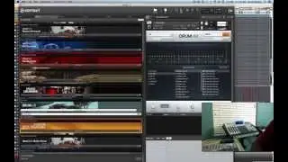 AKAI  MPC RENAISSANCE WORKING WITH KONTAKT 5 & Native Instruments Drumlab Plug-in
