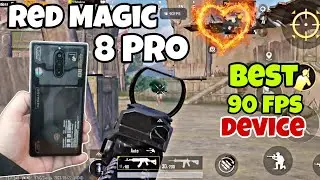 Red Magic 8 Pro Pubg Test with fps meter | 90 fps