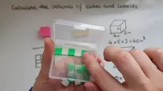 L1.23.1 Functional Skills Maths Level 1: Calculate the volumes of cubes and cuboids
