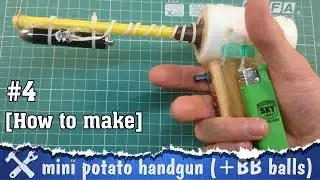DIY gun pistol (mini spud gun)
