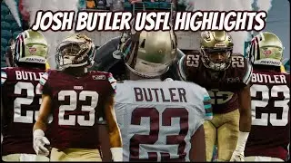 Josh Butler - UFL highlights 2023