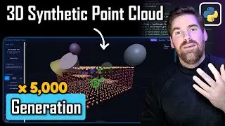 How to Generate Synthetic 3D Point Cloud Rooms with Labels (Python Tutorial)