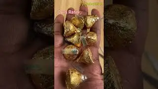🍫 HERSHEY'S KISSES MILK CHOCOLATE | RATING #shorts