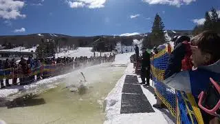 Pond Skimming Fail Windham Mountain
