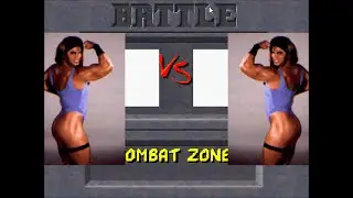 Female Bodybuilder Fighter in Video Game
