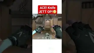 ACE! Jett Mode Kunai 5 Vs 1!😳 #valorant #shorts #short #jettgameplay #djrazorgaming