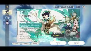 (Genshin Impact) 50/50 on Venti banner