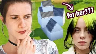 Architect builds a house for Billie Eilish in The Sims 4