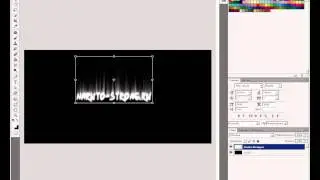 Огненные буквы в фотошопе cs5