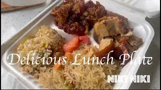 Delicious Plate Lunch from Don Quijote and Talking Story