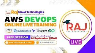 AWS , DevOps , Linux , Kubernates and Terraform Job-Based Realtime Training by Aravind RajCloudTech
