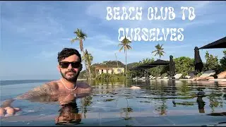 Private Beach Club & Tennis | Vlogmas Day 15