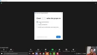 Zoom 5-Creación de salas de trabajo