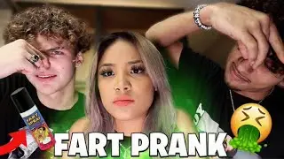 Fart Spray Prank On Lina & Vincent 🤢💨 (GONE WRONG !)