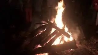 В Альпийских лугах. Встреча у костра