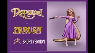 Rapunzel in Zbrush Short Version