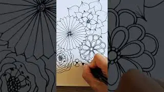#flower #trending #beautiful #art #drawing #mywork #today #penart #cute #tutorial #artist