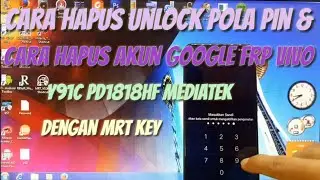Cara Hapus Unlock Pola Pin & Cara Hapus Akun Google Frp Vivo Y91C PD1818HF Mediatek Dengan Mrt Key