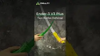 Cucumber Knife vs Banana Knife, who will win! #3dprinting #3d #fyp #creality #funny
