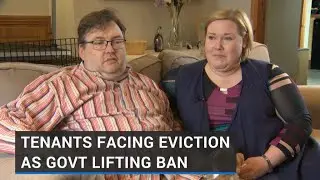 Tenants facing eviction as ban is lifted