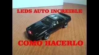 Best LED KITT Hotwheels  - Realistic Functioning Lights