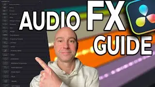 DaVinci Resolve 19 AUDIO EFFECTS in Cut, Edit & Fairlight! Bet You Didn't Know All These Methods!