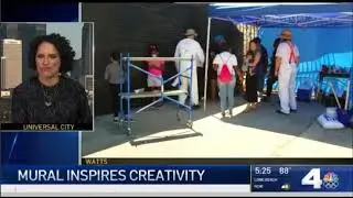 Mural Project in Downtown LA for Watts Youth | Create Now