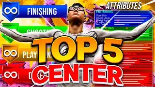 TOP 5 BEST CENTER BUILDS NBA 2K24 NEXT GEN & CURRENT GEN! BEST BIG MAN PAINT BEAST BUILD NBA 2K24!