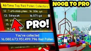 I Got Carried By A TOP RED HIVE In Bee Swarm Simulator