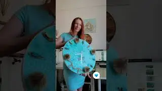 Светящиеся в темноте, часы лагуна. 💯 ручная работа