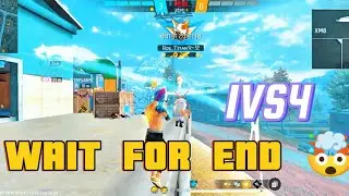 WAIT FOR END 🔚🤡🤯🥵🔥 1VS4 Free Fire Video || 