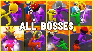 Giant Rush Fight All Bosses Gameplay (IOS, Android)