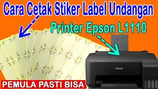 Tutorial Cetak Stiker Label Undangan