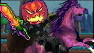 PUMPKING'S HORSEMAN BOSS!! | Terraria 1.3.4 Epic Modpack SE4 | Terrarian Class | PART 86