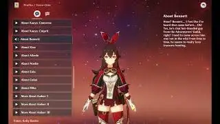 Amber voice-over: About Bennett (Genshin Impact eng)