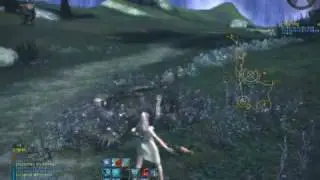 TERA ЗБТ 2 геймплей: High Elf Priest