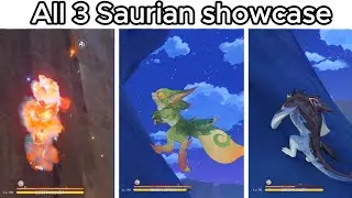 Showcasing All Saurian Ability In Genshin Impact Natlan 5.0