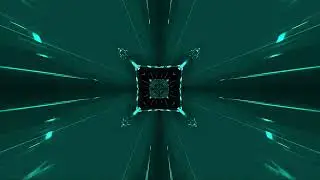 Infinite green Tunnel Animation vj loop SL 38 