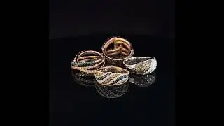 Multicolor diamond Rings