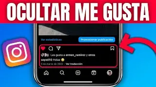 Cómo OCULTAR los ME GUSTA en INSTAGRAM (2025) Ocultar Los Me Gustas De Mis Fotos De Instagram