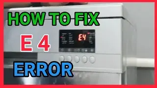 HOW TO FIX DISHWASHER ERROR