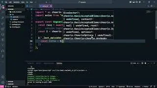 Webscraping anime site using cheerio | gb |