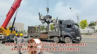 Two sets of stringing equipments and tools deliveryed to customer.