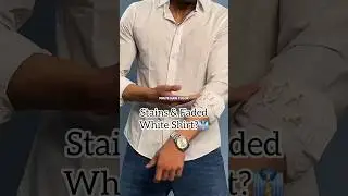 Stains&Faded White Shirt?👔
