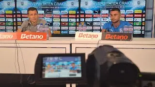 „U“ Craiova – Rapid | Costel Gâlcă și Vladimir Screciu, optimiști înaintea disputei cu giuleștenii