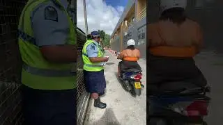 Woman fails her scooter driving test!